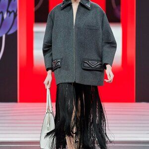 Prada Runway Wool Coat